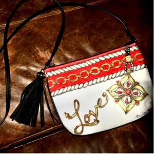 Brighton Bag Canvas “Love” Fringe Tassel Versatile